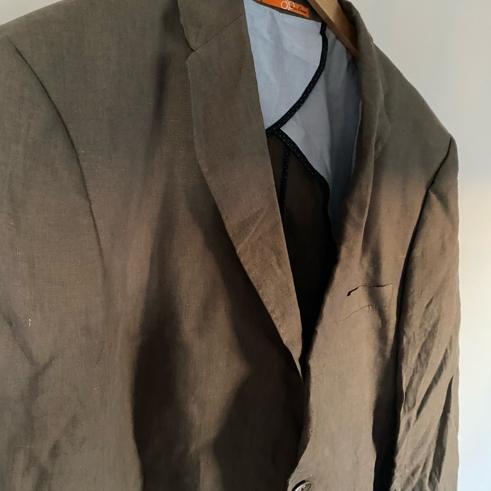 NWT Bianco Brioni linen blazer jacket